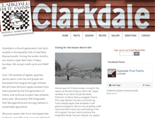 Tablet Screenshot of clarkdalefruitfarms.com
